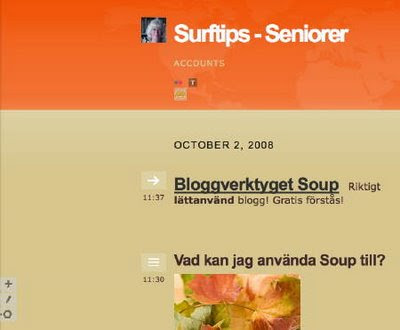 Soup.io - lättanvänd blogg