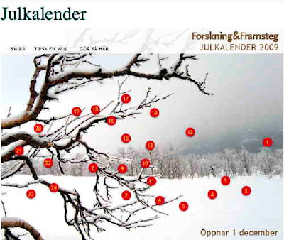 Forskning&Framstegs Julkalender 2009