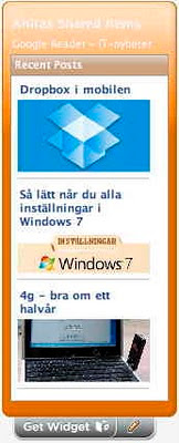 Widget med IT-aktuellt dagligen
