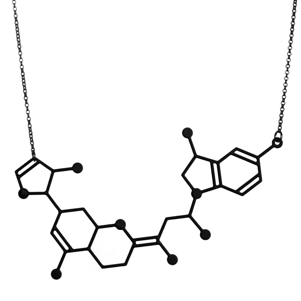 Aroha Silhouettes One Of A Kind Jewellery Necklace Molecule Science Jewelry