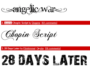 da fonts