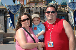 At Disneyland - in front of the Castle