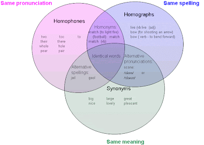 Homophones And Homographs