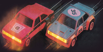 2 1978 Matchbox TCR RPS HO Slot Car 9" Straight Tracks