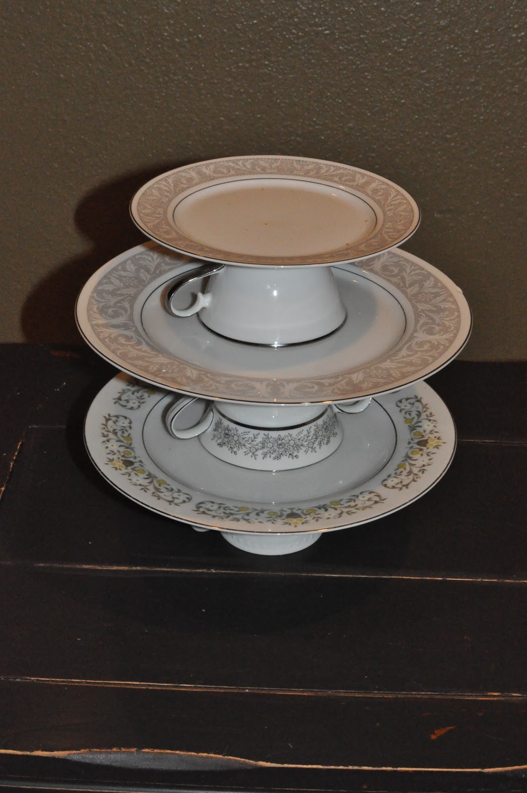 Drab to Fab Vintage Cupcake Stands....