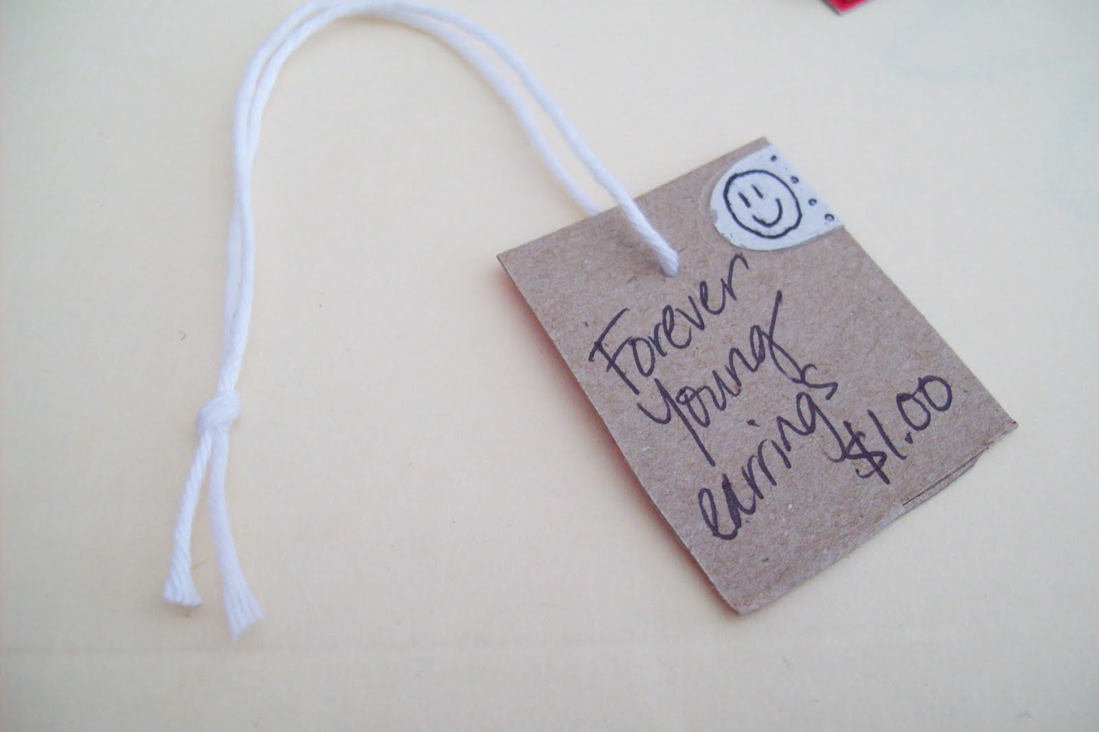 Anthropologie Hang Tag