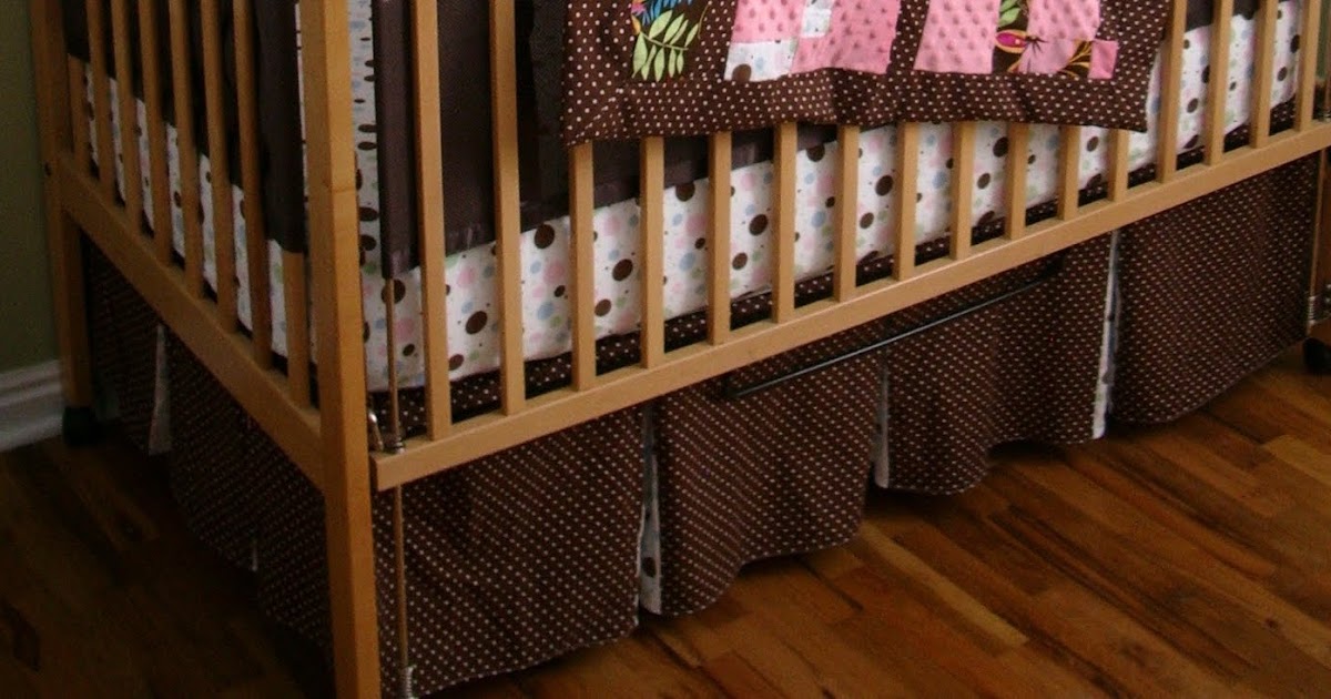 A Load Of Craft Tutorial How To Make A Crib Skirt