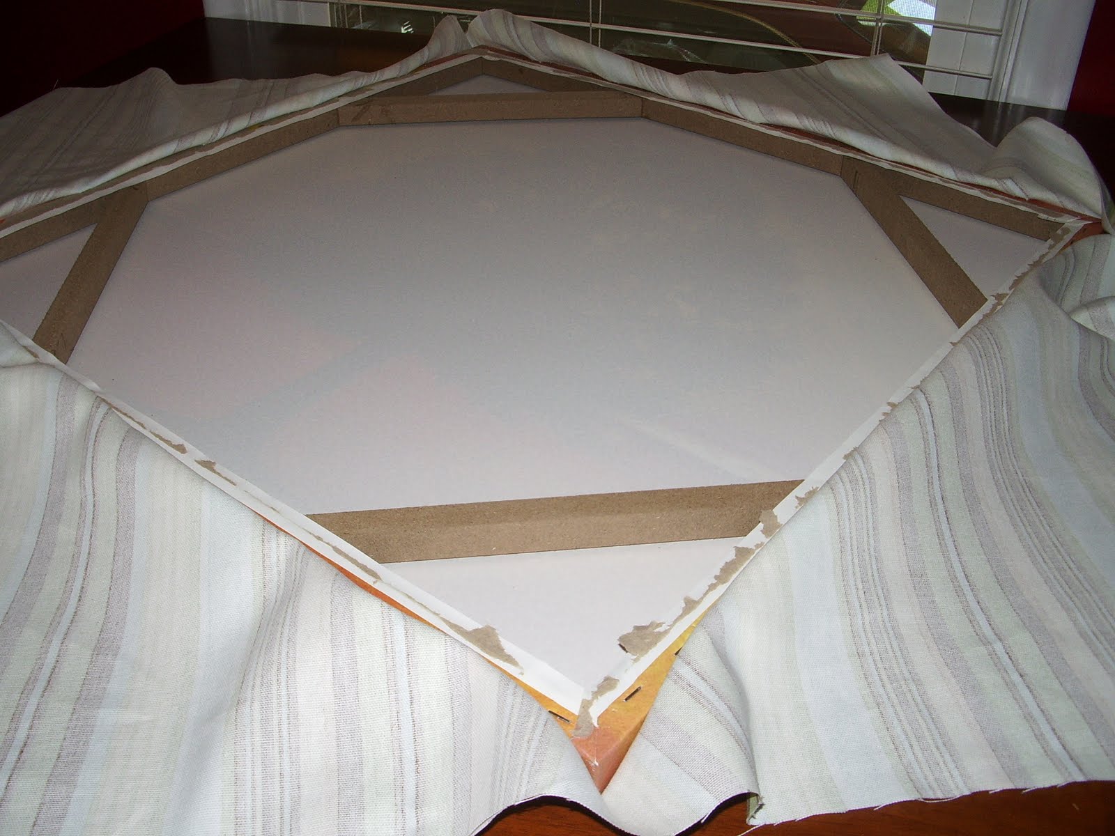 A Load Of Craft Tutorial How To Make A Fabric Covered Canvas