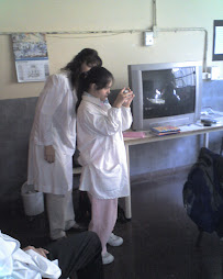 Preparándonos en el manejo de la cámara.