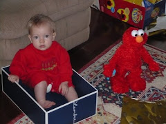 Elmo from Aunt Christine... but I like the box better!