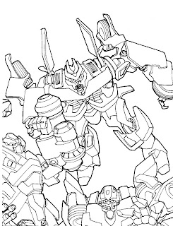 Transformers Coloring Pages Transformers Coloring Pages