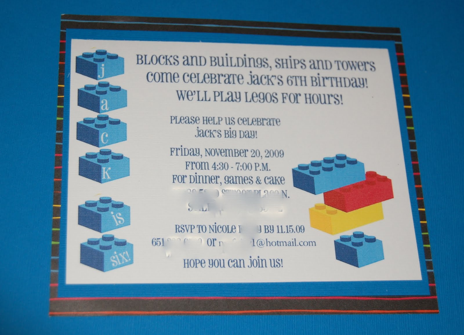 Launder Fold Repeat Lego Party Invitations And Envelope Tutorial