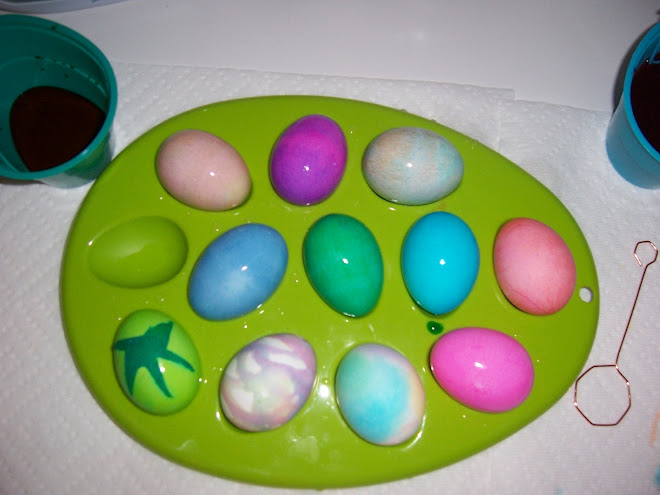 How our eggs turned out..Jared got a lil creative:)