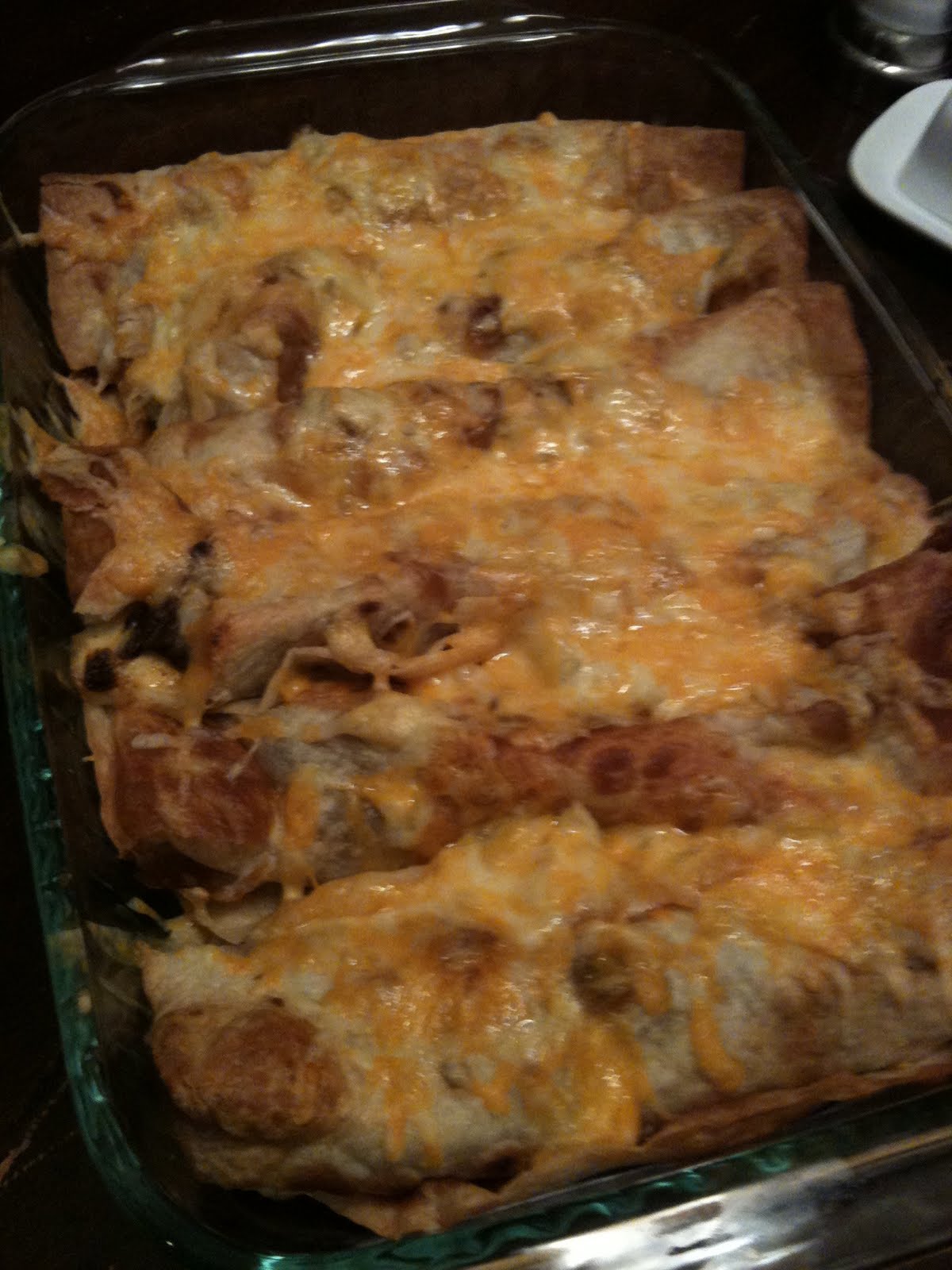 Domestically Dreaming... Shredded Beef Enchiladas