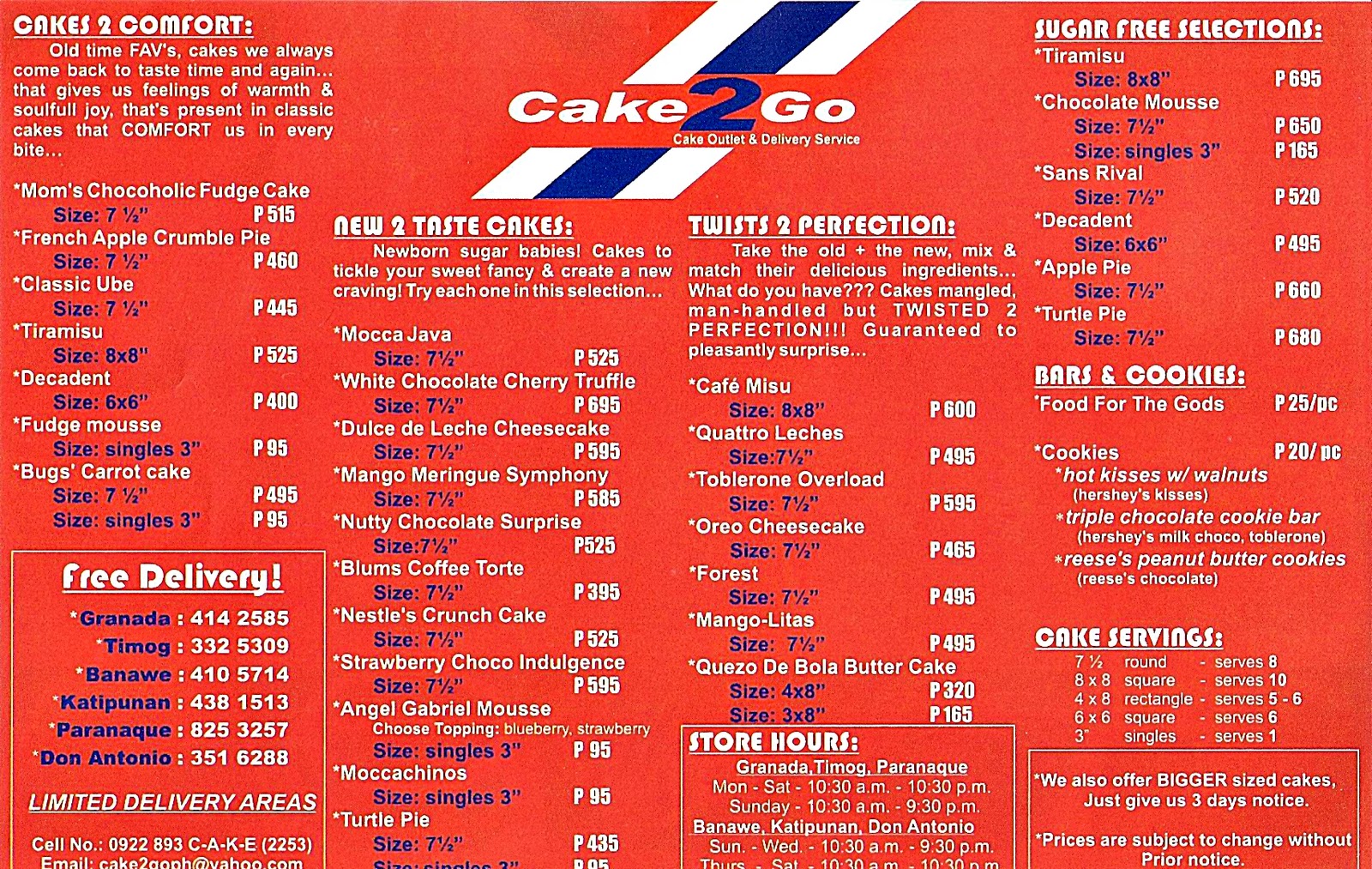 Bakery promotion flyer template 15854476 » free download photoshop Caffeinutic Universe: Cake2Go: Don Antonio Branch and more branches