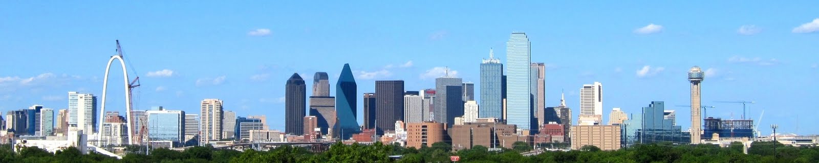 Dallas+skyline+drawing