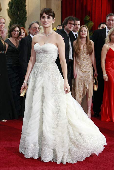 VESTIDO PENELOPE CRUZ OSCARES vestido penelope cruz oscares: