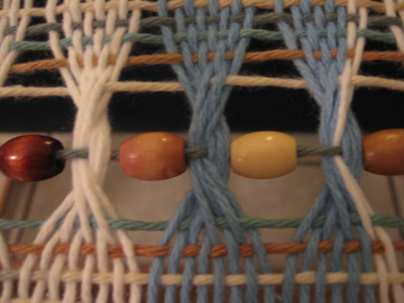 DEEP END OF THE LOOM Leno Lace, Beads & Inkles