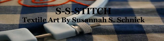 S-S-Stitch, Textile art by Susannah Schnick