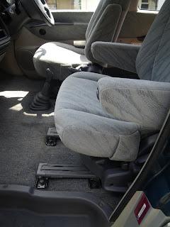 Delica 4x4 Camper Shifting Captains Chairs To The Front