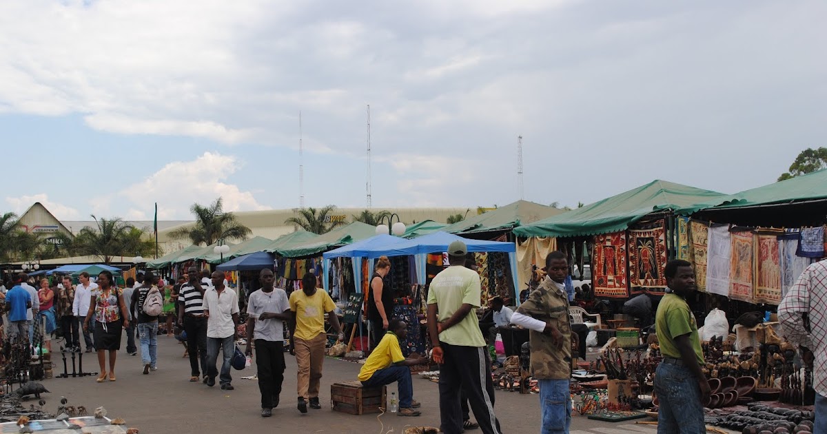Lubuto Library Project, Lusaka, Zambia Outdoor Market and Indoor Malls