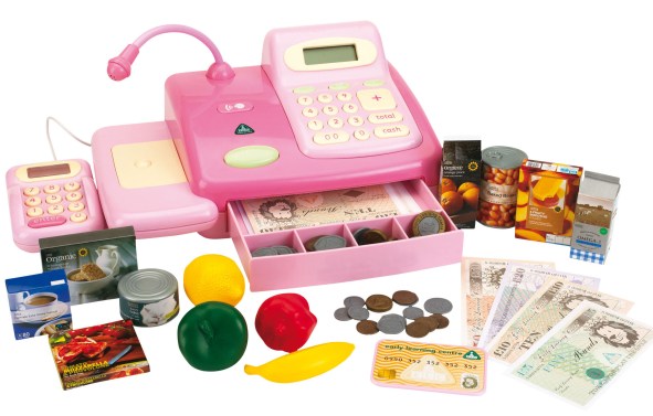elc cash register pink