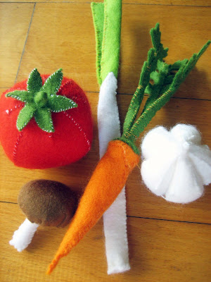 Felt Vegetables