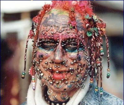People in Chin Hills used to have the custom of tattooing joker face tattoos People in Chin Hills used to have the custom of tattooing joker face tattoos