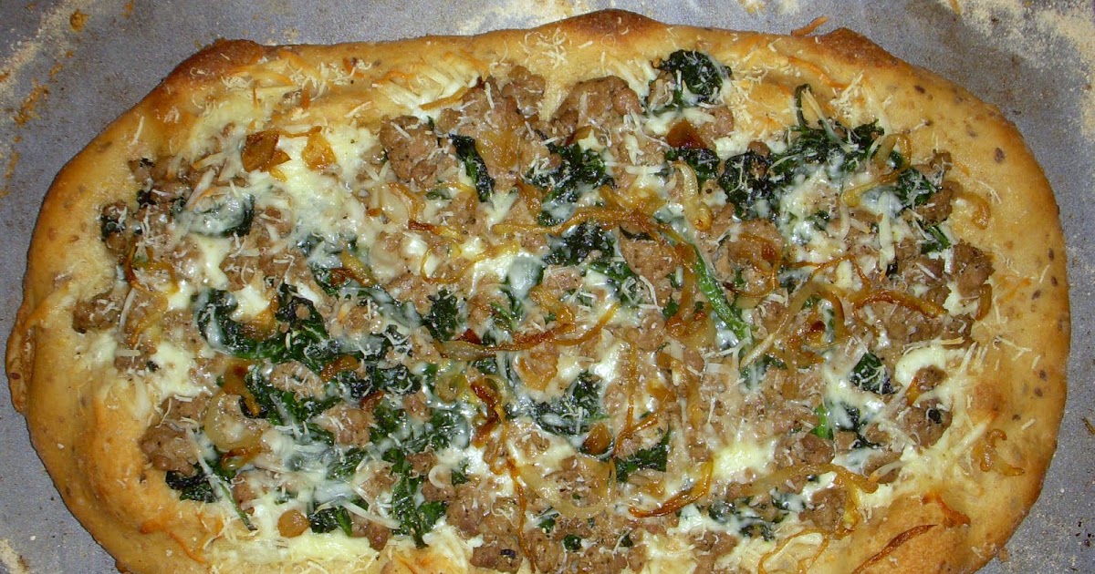 Give 'n Taste MutliGrain Pizza with Italian Sausage, Spinach and