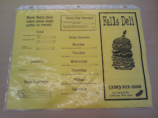 Front of Menu Front of Menu