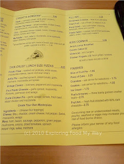 Off The Wall's Menu Page 4 Off The Wall's Menu Page 4