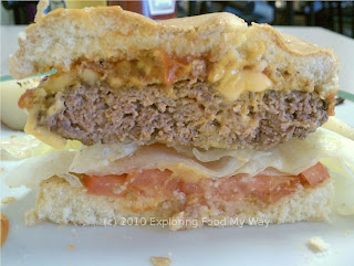 Bisected Bacon Cheeseburger Bisected Bacon Cheeseburger