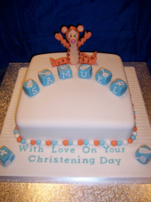 baptism cake ideas for girls. Tigger Christening Cake