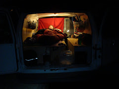 our home-made camper-van and angelo