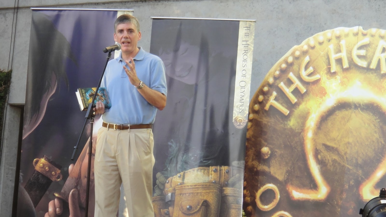 I Read Banned Books Heroes of Olympus Rick Riordan Signing