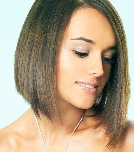 Long Layered Bob. Intercoiffure Mondial Hairstyle. layered bob