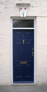Newly painted front door