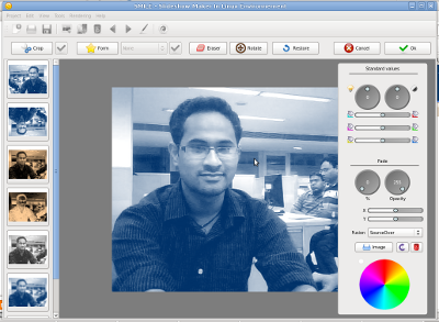 Use Smile to create slideshows with images and videos