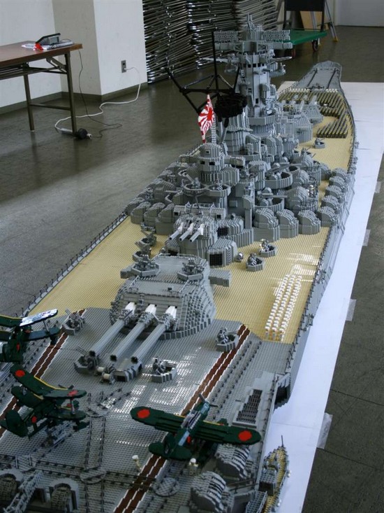 my daily activities: replika kapal perang jepang dari lego