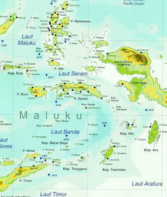 Gambar Peta Maluku Indonesia