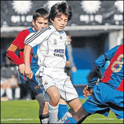 Enzo Zidane Fernandez Real Madrid Junior Photos