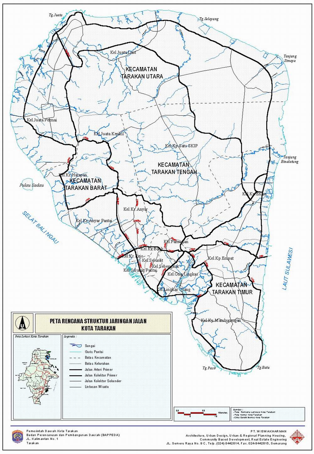 Tarakan+Indonesia Gambar Peta Tarakan Kaltim GAMBAR PETA INDONESIA DUNIATEMATIK MAP