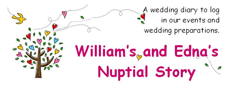William's and Edna's Nuptial Story