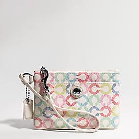 latest coach wristlets