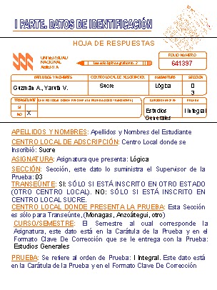 Hoja De Respuestas De Examen De Categoria 2013 | Consejos De