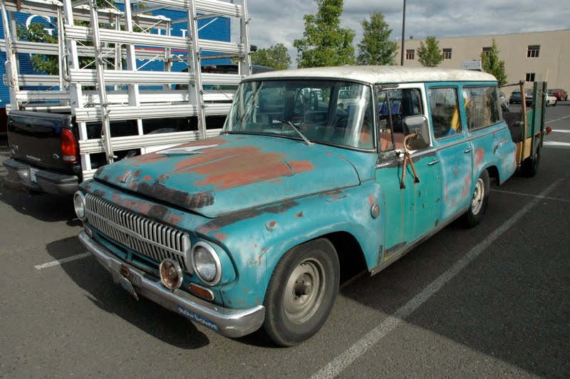 OLD PARKED CARS. 1967 International Harvester Travelall.