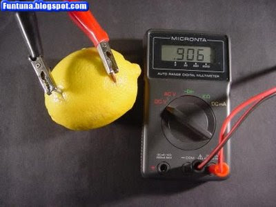 Memanfaatkan tenaga listrik dari LEMON!! ide--gue.blogspot.com - Memanfaatkan tenaga listrik dari LEMON!!
