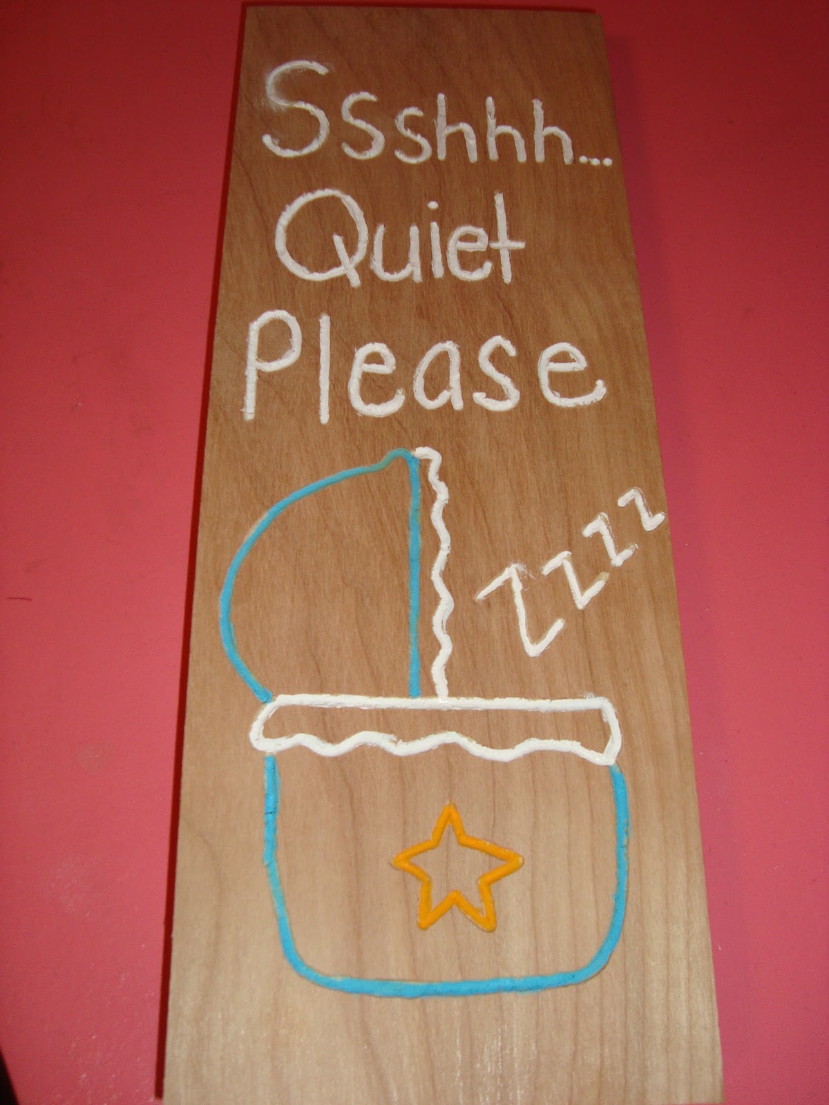Anngela's Pretty Little Things "Nap Time" Door Sign