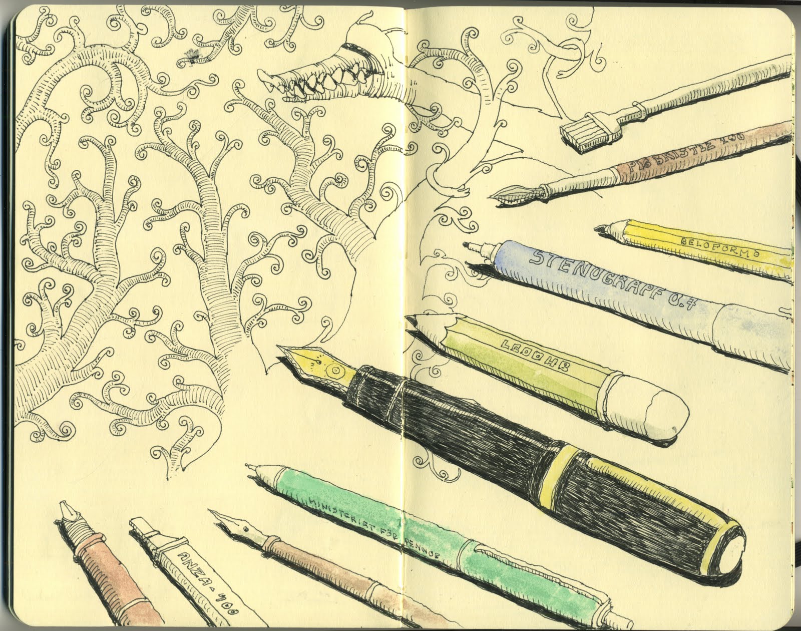 Mattias Inks SKETCHBOOKS