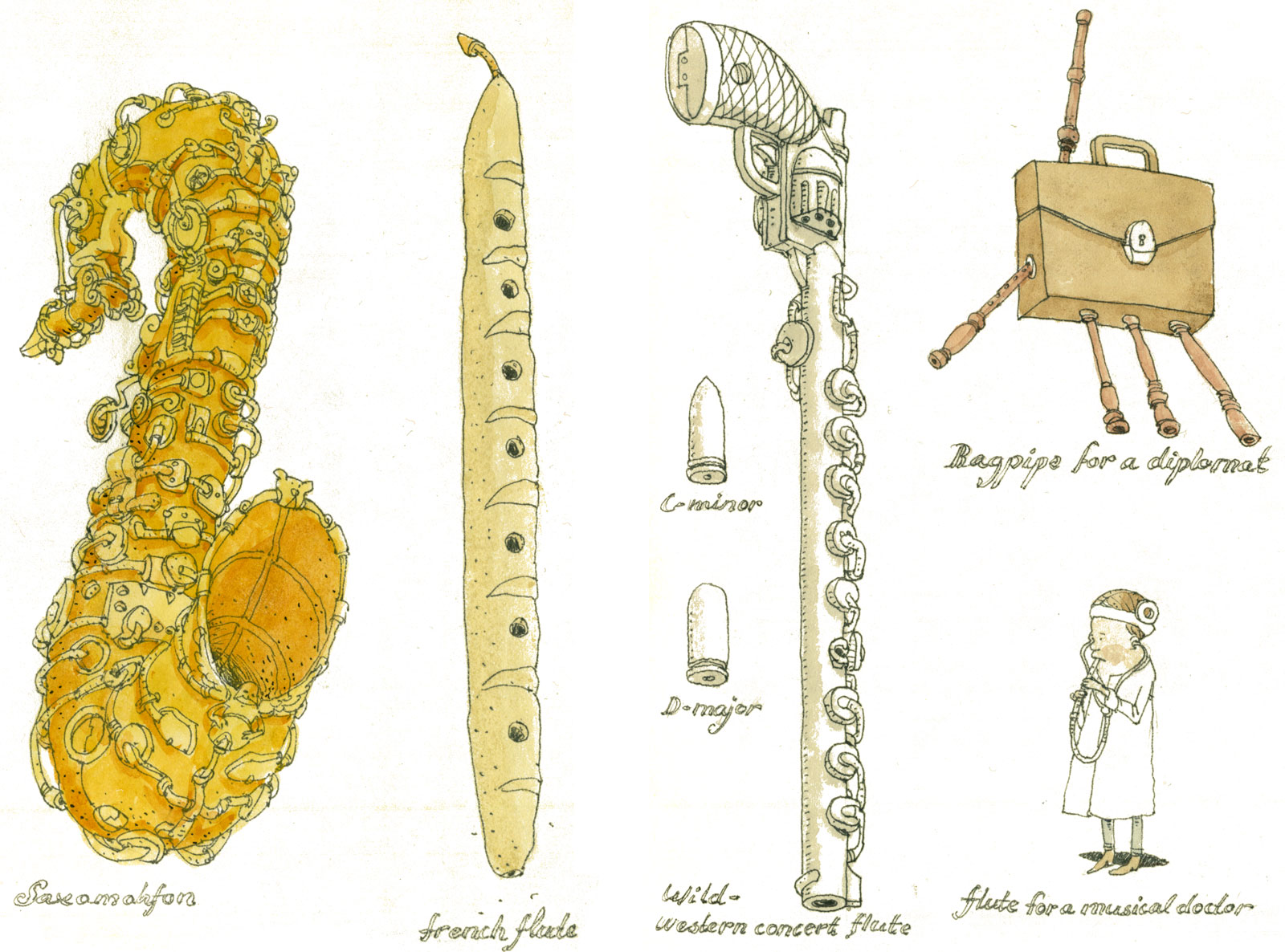 Mattias Inks Extending the woodwind family